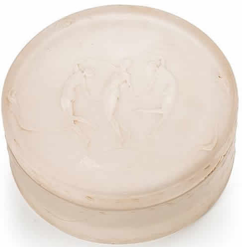 R. Lalique Trois Figurines Powder Box