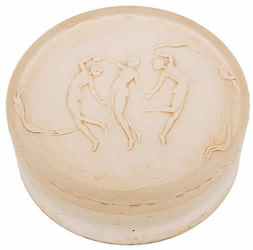 R. Lalique Trois Figurines Powder Box
