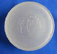 R. Lalique Trois Figurines Powder Bowl