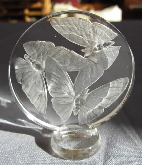 R. Lalique Trois Papillons Letter Seal