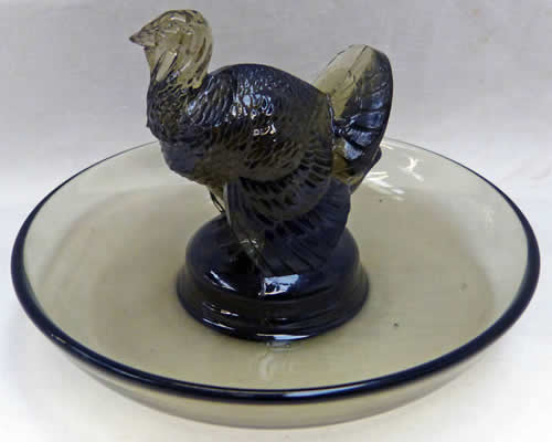 R. Lalique Turkey Ashtray