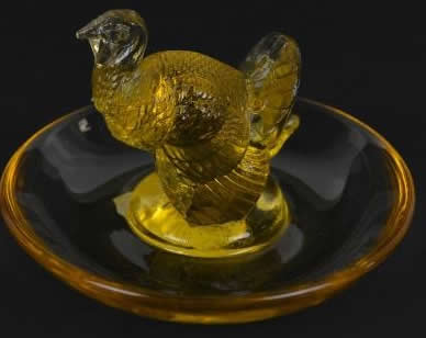 R. Lalique Turkey Ashtray