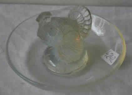 R. Lalique Turkey Ashtray