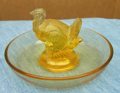 R. Lalique Turkey Ring Holder