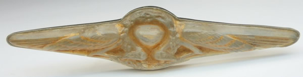 R. Lalique Two Eagles Brooch