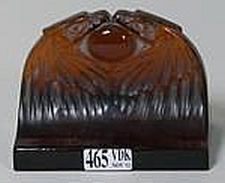 R. Lalique Two Eagles Paperweight