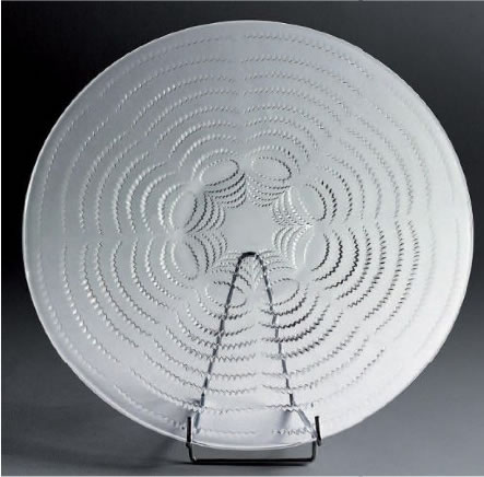 R. Lalique Vagues Plate
