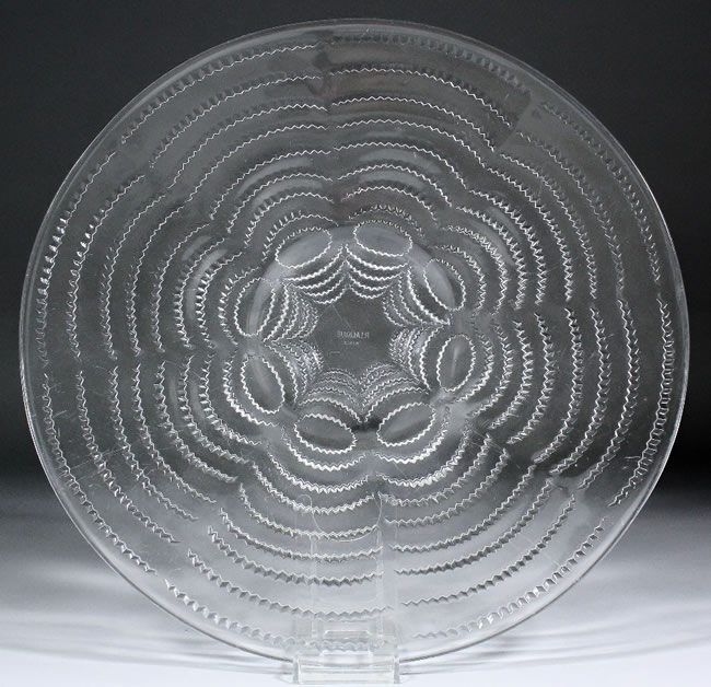 R. Lalique Vagues Plate