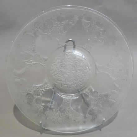 R. Lalique Vases Plate