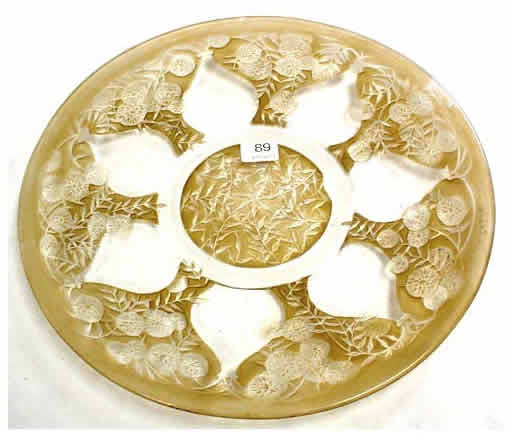 R. Lalique Vases Plate