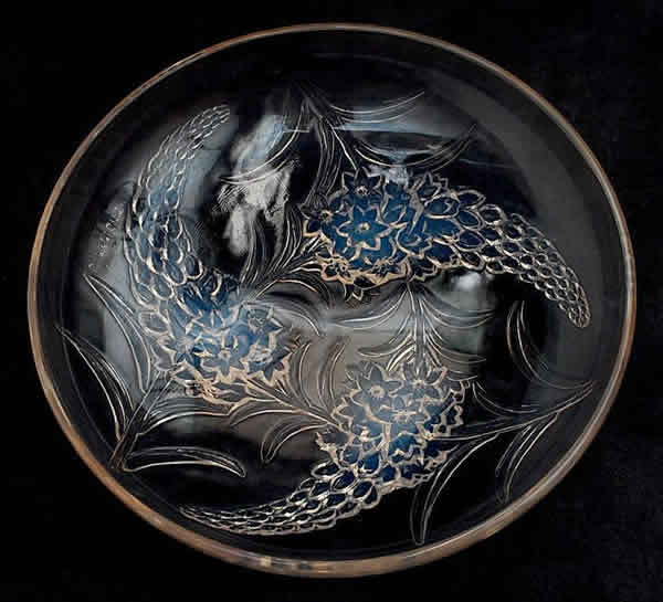 R. Lalique Veronique Opalescent Bowl