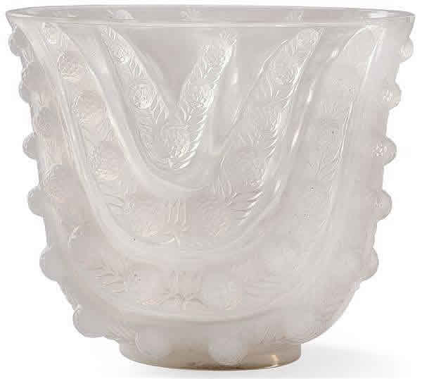 R. Lalique Vichy Vase
