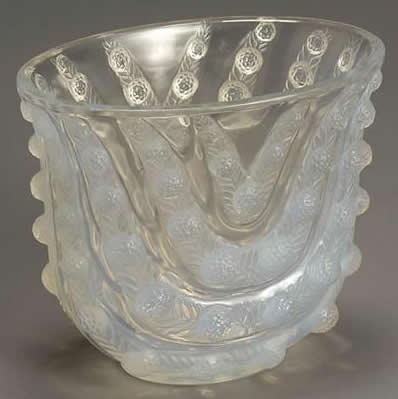 R. Lalique Vichy Vase