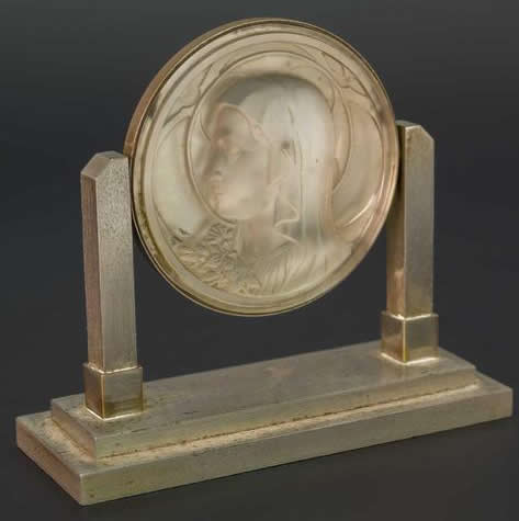R. Lalique Vierge Marie Medallion