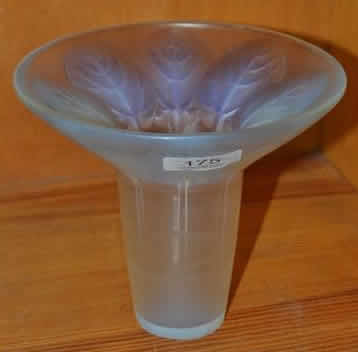 R. Lalique Violettes Vase