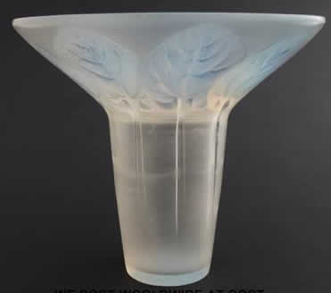 R. Lalique Violettes Vase
