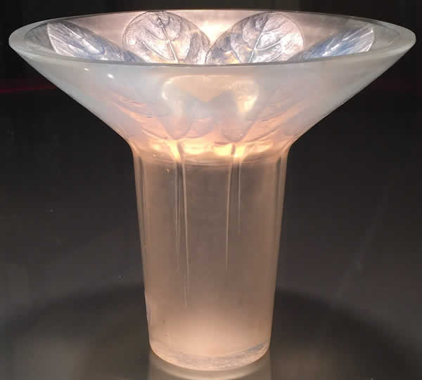 R. Lalique Violettes Vase