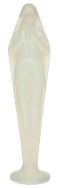 R. Lalique Voilee Mains Jointes Statue
