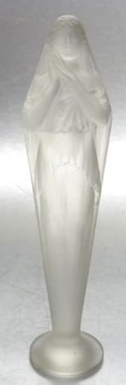 R. Lalique Voilee Mains Jointes Statue