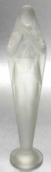 R. Lalique Voilee Mains Jointes Statue