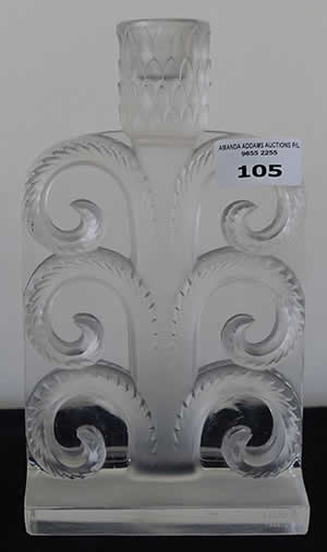 R. Lalique Volutes Candleholder