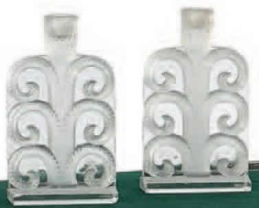 R. Lalique Volutes Candlestick