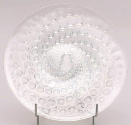 R. Lalique Volutes Plate