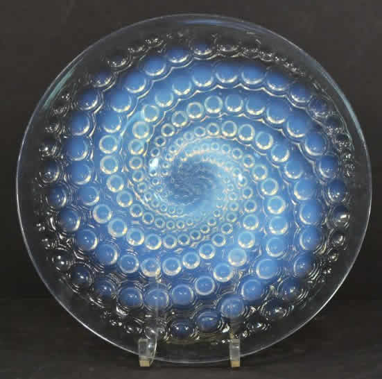 R. Lalique Volutes Plate