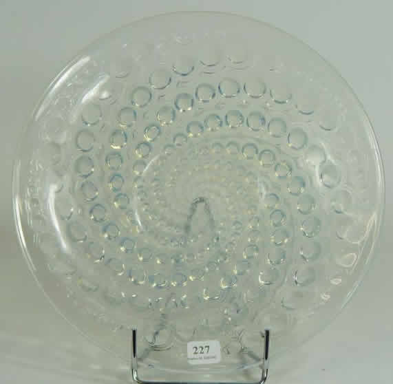 R. Lalique Volutes Plate