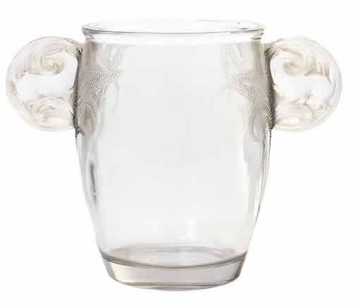 R. Lalique Yvelines Vase
