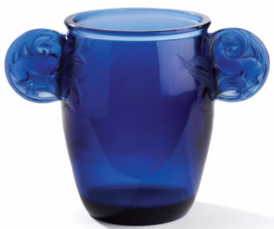 R. Lalique Yvelines Vase