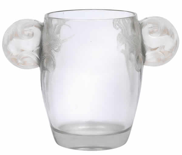 R. Lalique Yvelines Vase