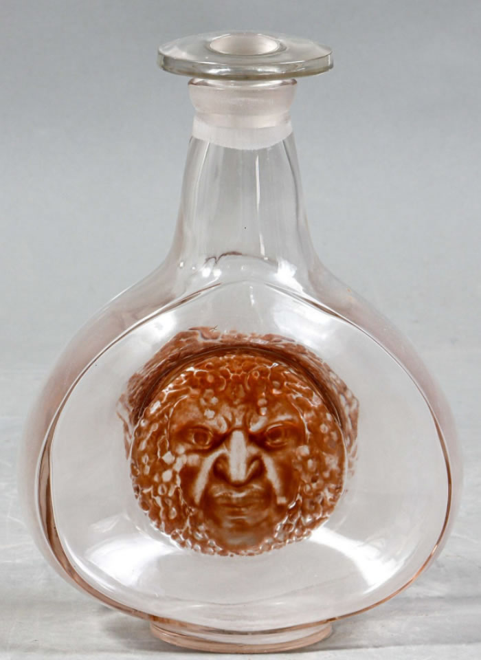 Rene Lalique Decanter Masques