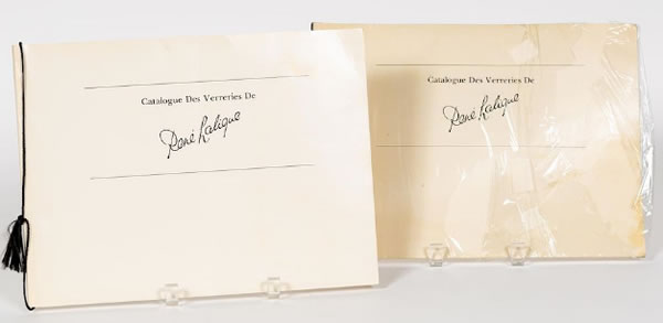 Rene Lalique 1932 Catalogue Des Verreries De Rene Lalique Reprint Catalogue