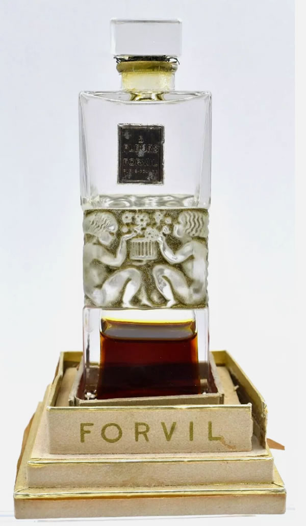R. Lalique 5 Fleurs Perfume Bottle