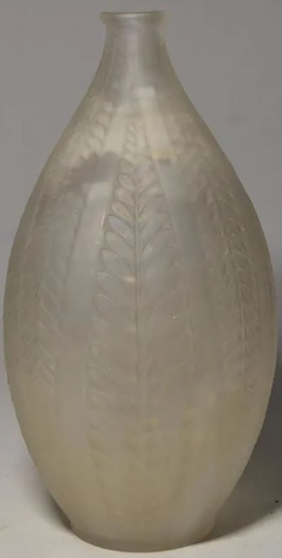 R. Lalique Acacia Vase