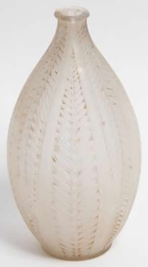 R. Lalique Acacia Vase