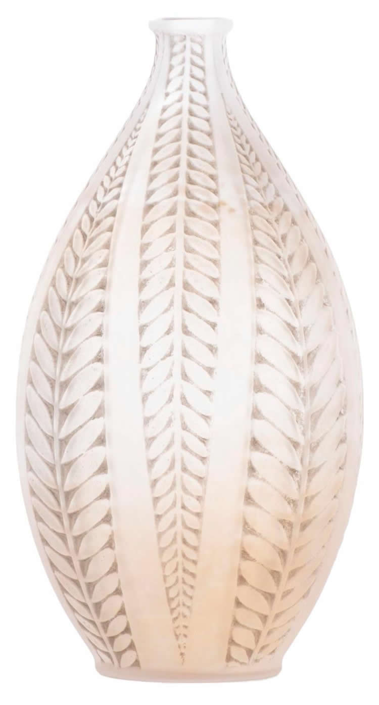 R. Lalique Acacia Vase