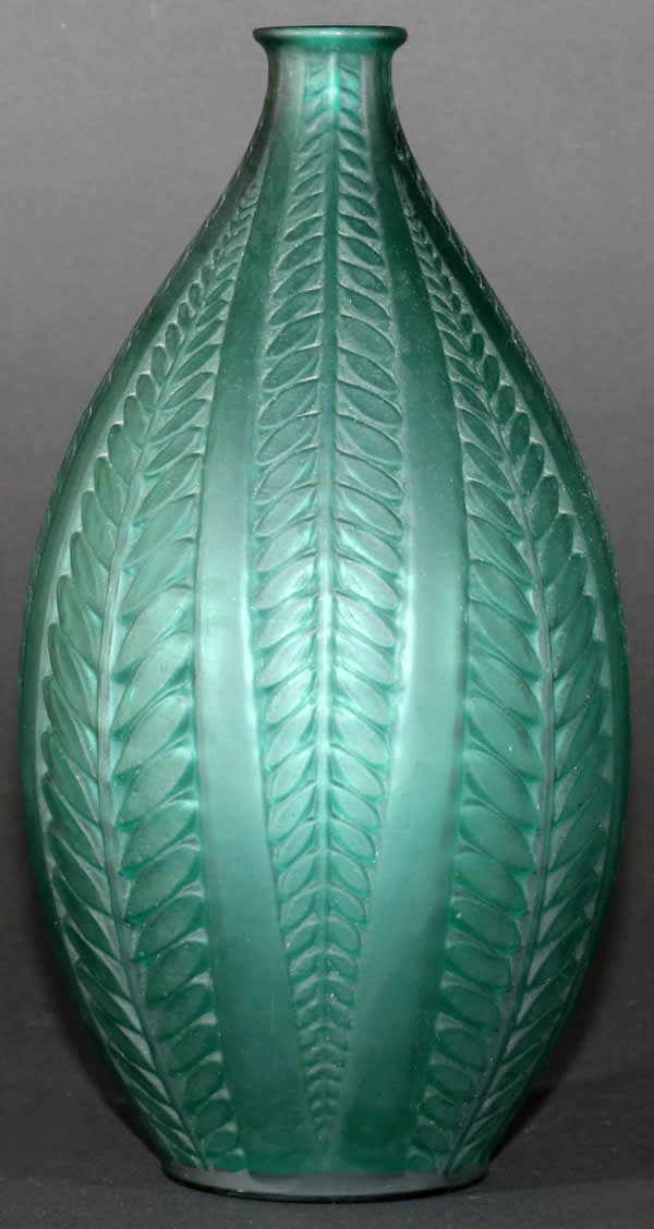 R. Lalique Acacia Vase