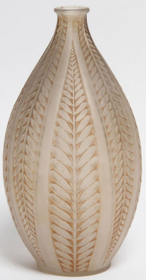 R. Lalique Acacia Vase