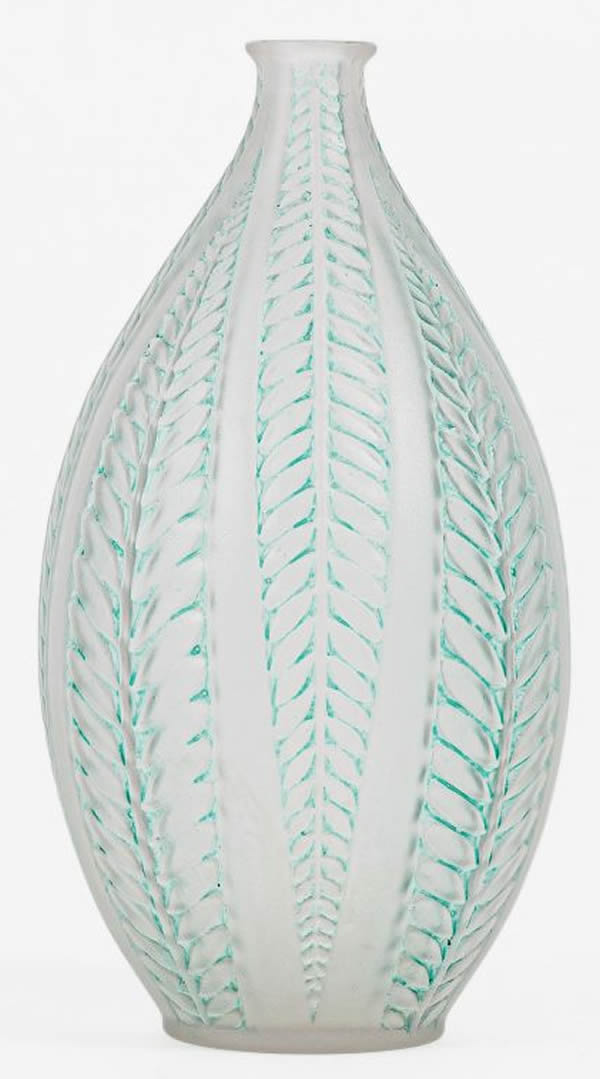R. Lalique Acacia Vase