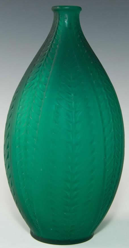 R. Lalique Acacia Vase