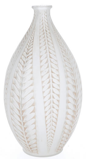 R. Lalique Acacia Vase