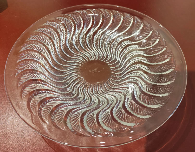 R. Lalique Actinia Plate
