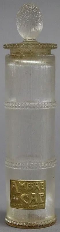 Rene Lalique Ambre Du Cap Perfume Bottle