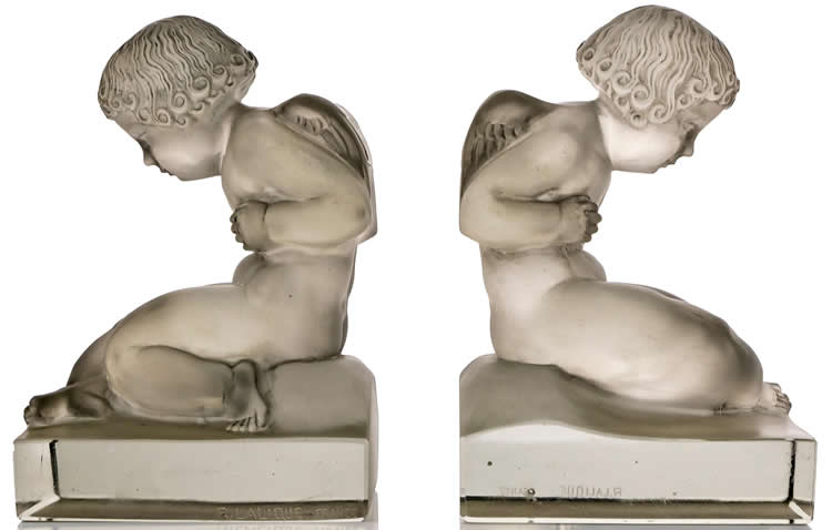 R. Lalique Amour Bookend