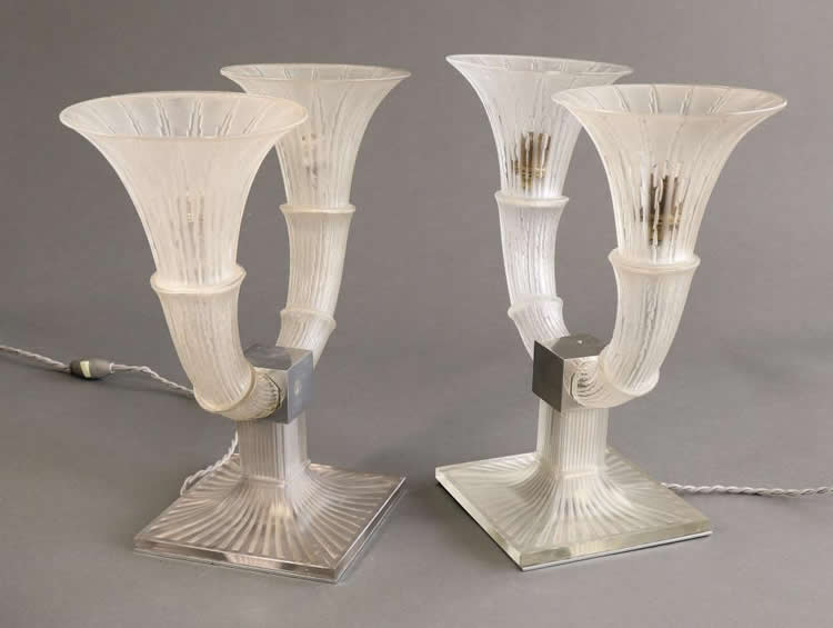 R. Lalique Amsterdam Candelabra