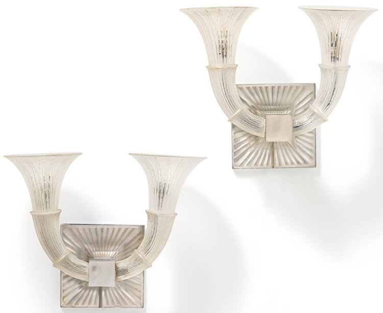 R. Lalique Amsterdam Wall Light