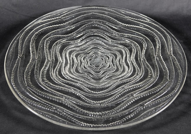 R. Lalique Annecy Plate