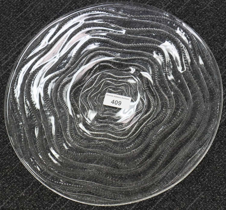 R. Lalique Annecy Plate